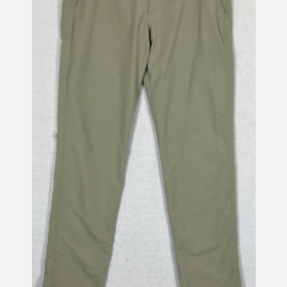 Under Armour Mens Khaki Chinos Golf Pants Active 32x34 Relax Fit Casual Gorpcore - Picture 12 of 15